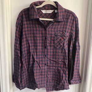 Vintage Victoria’s Secret Plaid Sleep Shirt
